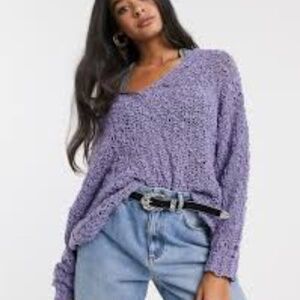 Free People Sunday Shore Cotton Blend Sweater